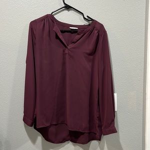 Small Burgundy Blouse